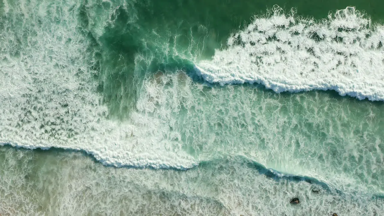 Kogel Bay Beach Foamy Waves At Summer In Cape Town South Africa