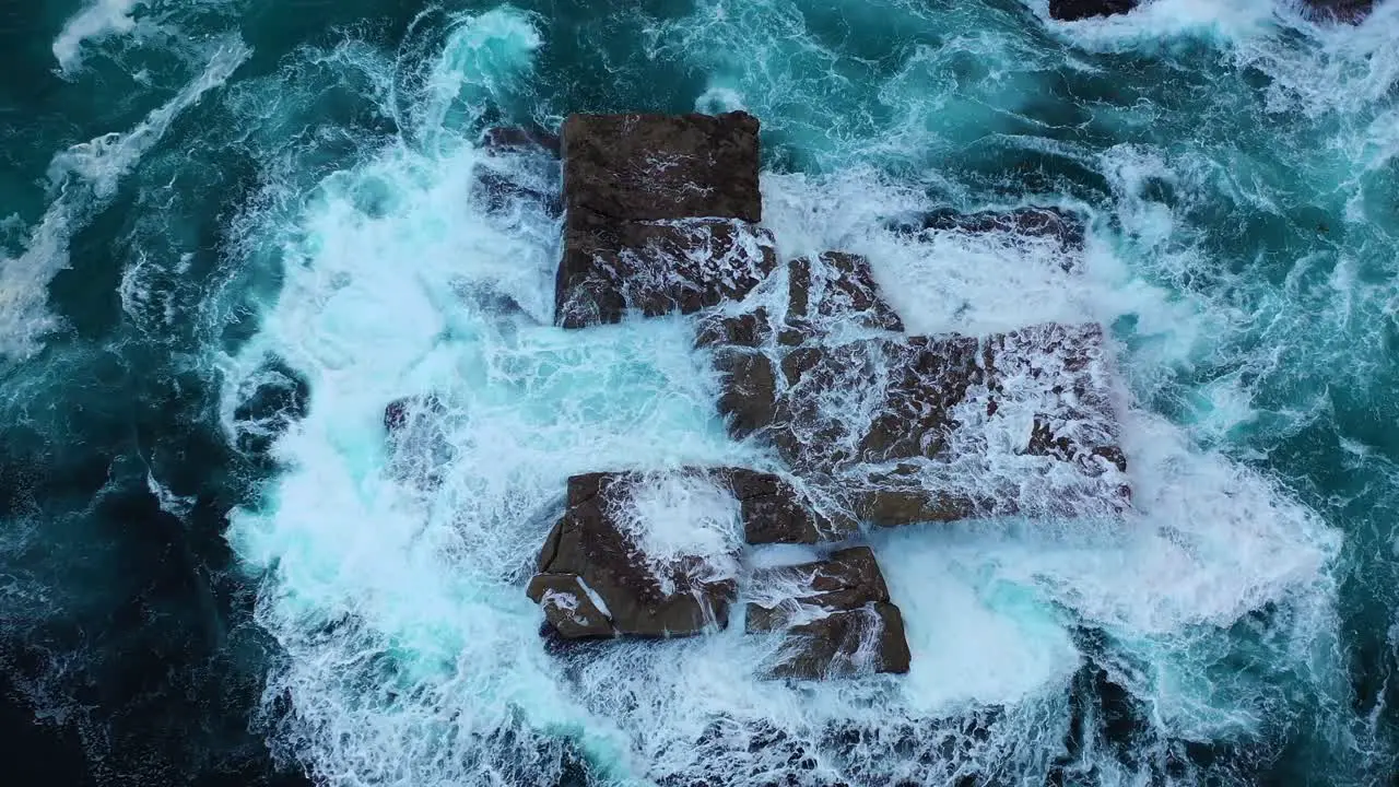 North Bondi hovering over rocks