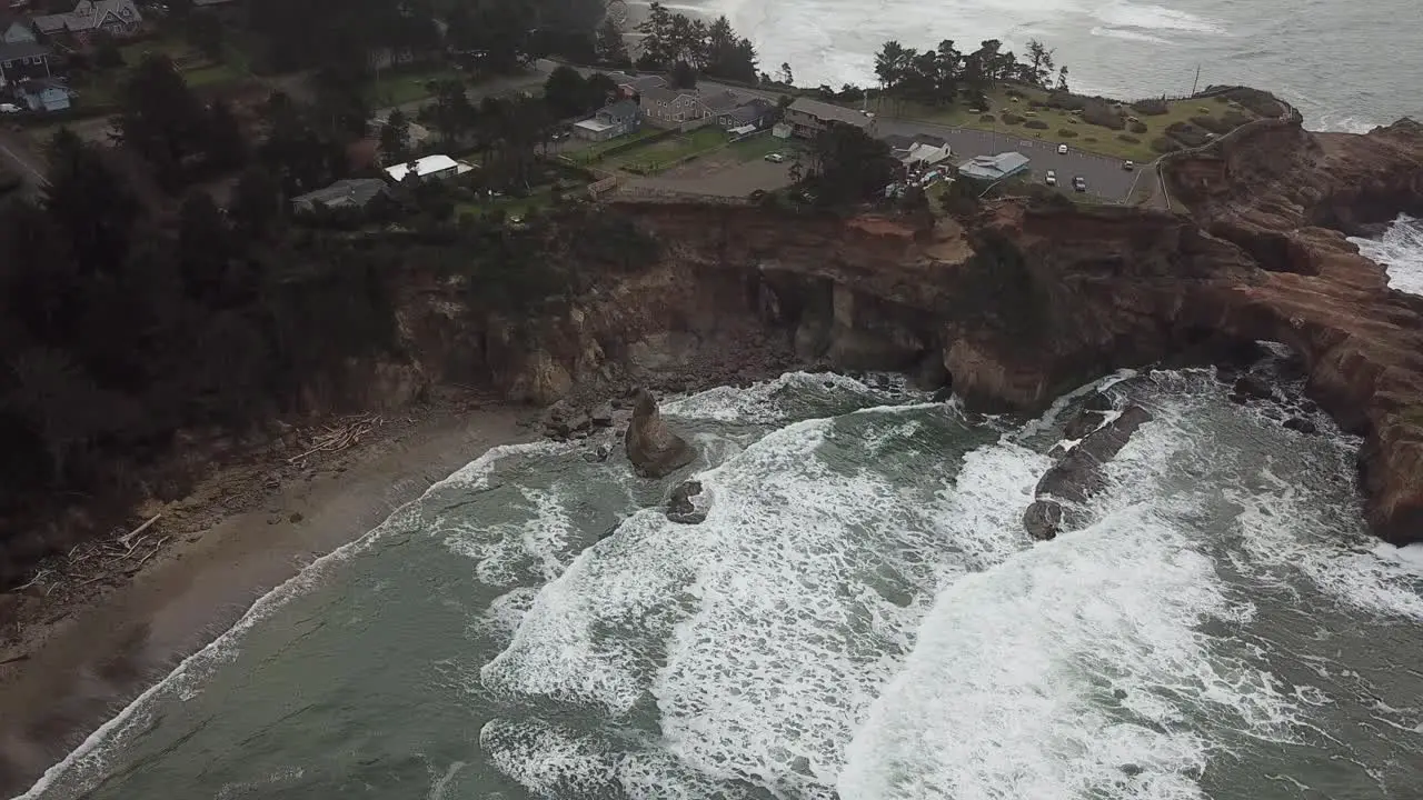 Oregon coast aerial view hd