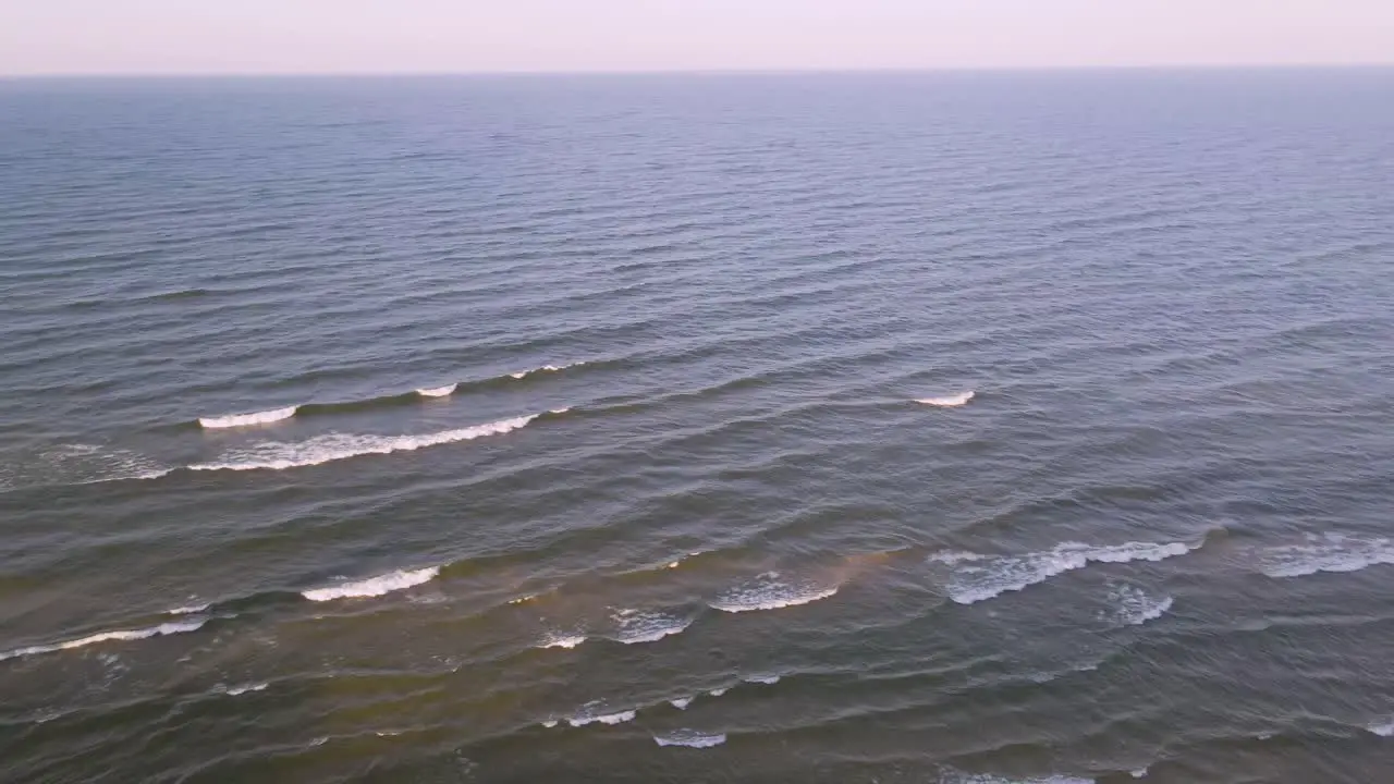 The sandy coast of Grand Haven and Lake Michigan