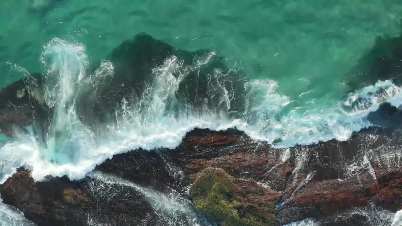 Low tide on rocks at Sydney beach