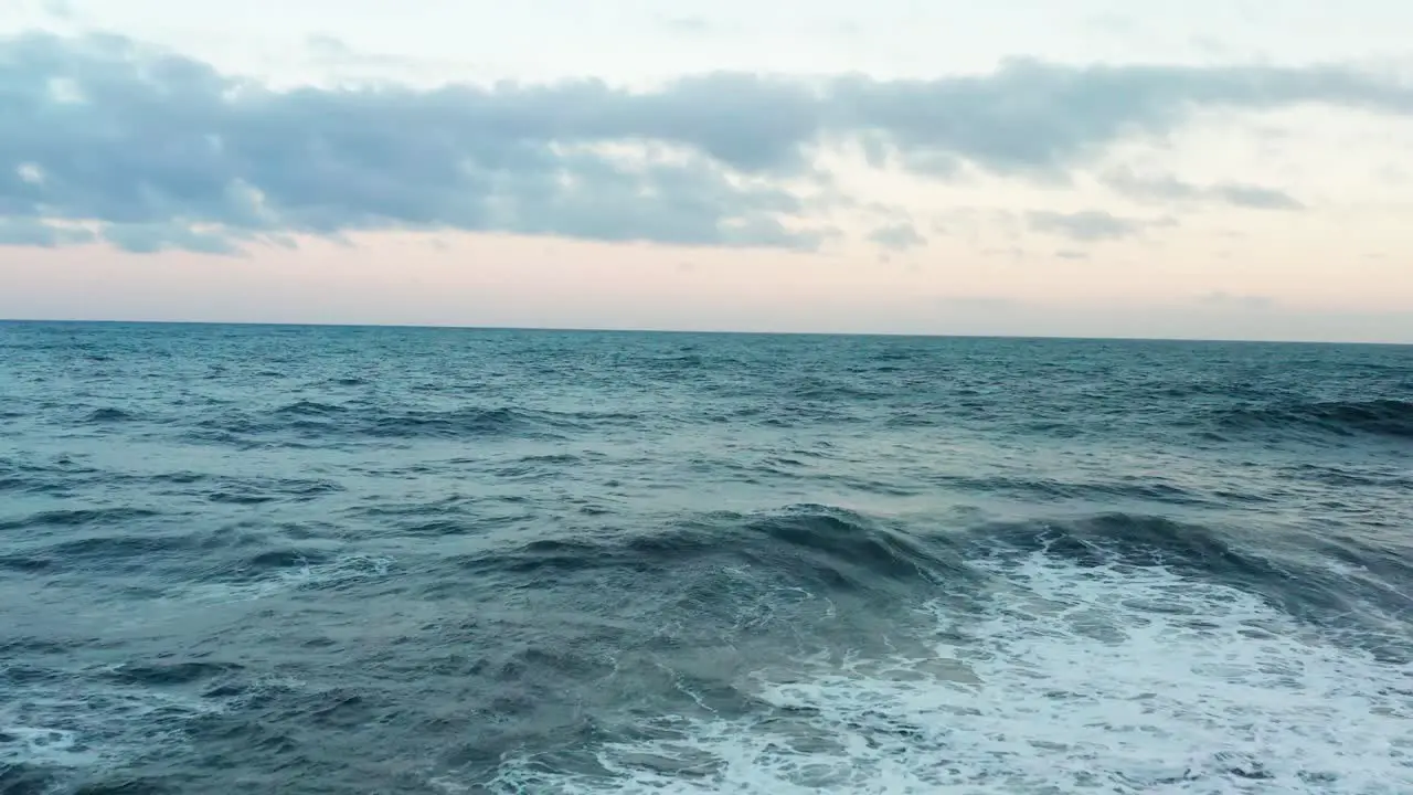 Drone video of Crashing Waves on the Icelandic Coast