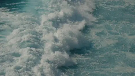 High Angle Shot of the Waves Off the Coast In Bali