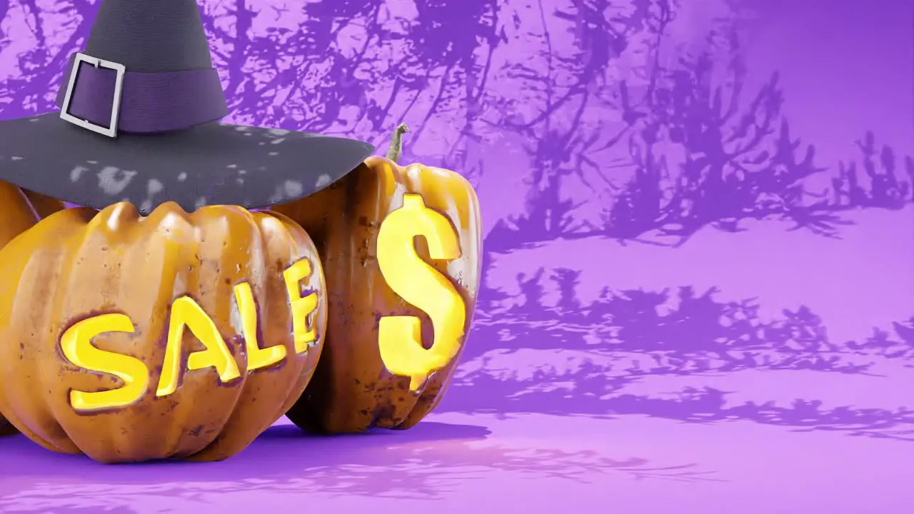 Captivating Halloween Sales Animation with Pumpkins