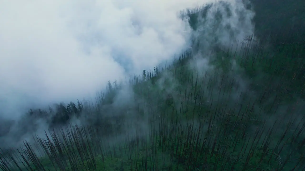 Circular drone shots of Nepal Landscape in Monsoon season