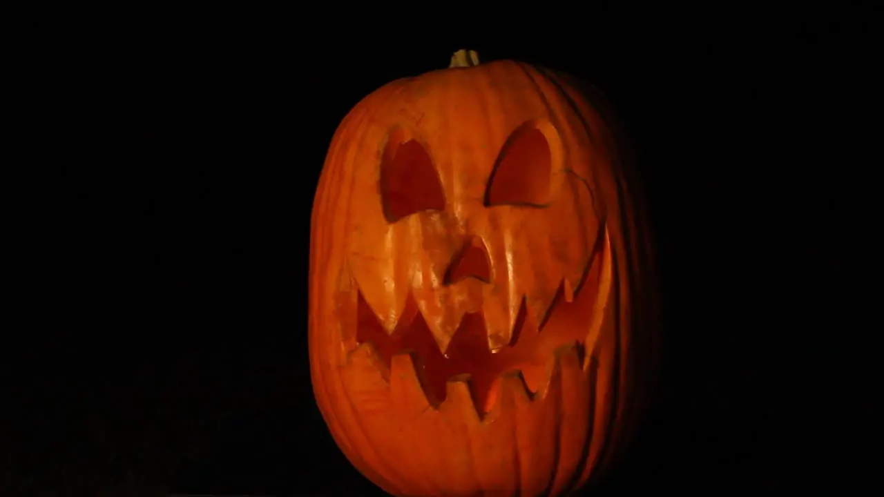 Tall Jack O Lantern With Flickering Pumpkin Light Halloween Centered