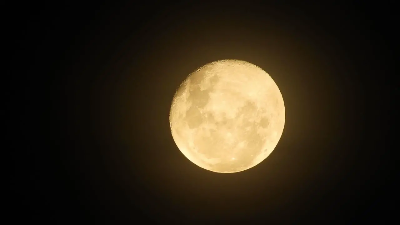 Haunted full moon turning to blood moon with eerie dark night perfect for halloween or scary video transitions