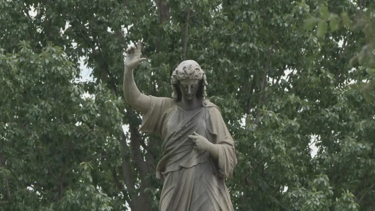 Statue in Woodland cemetery Philadelphia PA