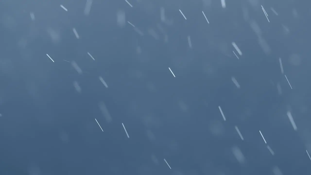 Cold Snow-Like Particles Floating