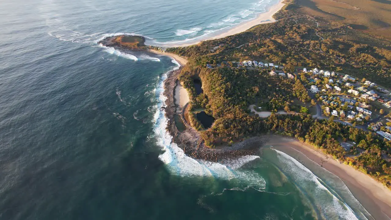 View From Above Of Angourie Natural Rock Pool