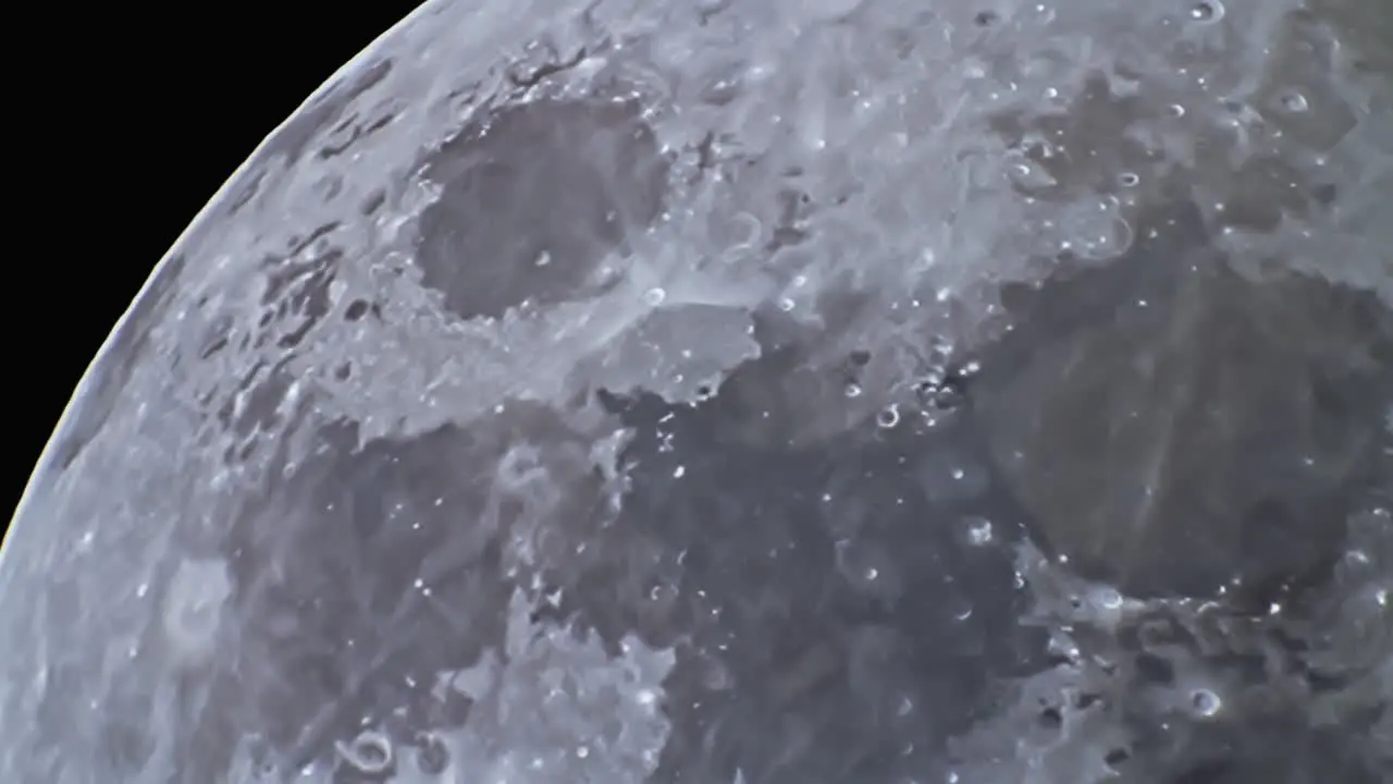 Moon Telescopic View Moon Telescopic View