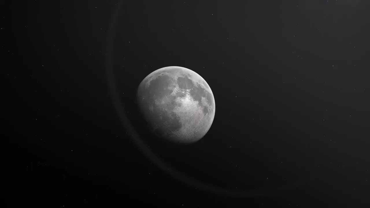 Full Moon In The Space animation