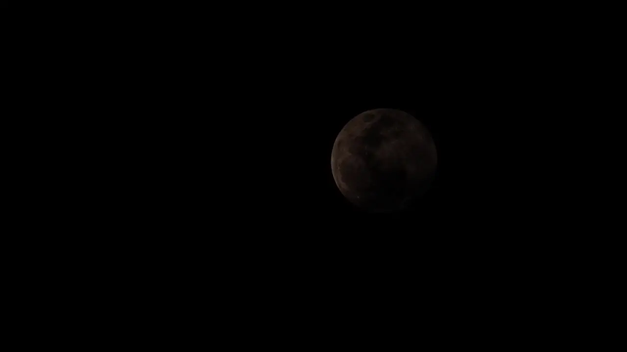 Full moon with clouds