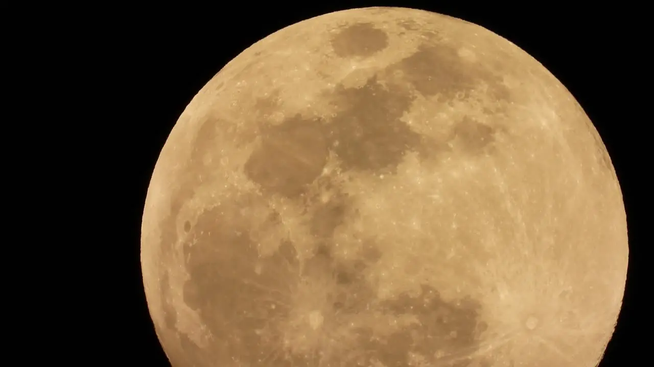 Moon close up footage 