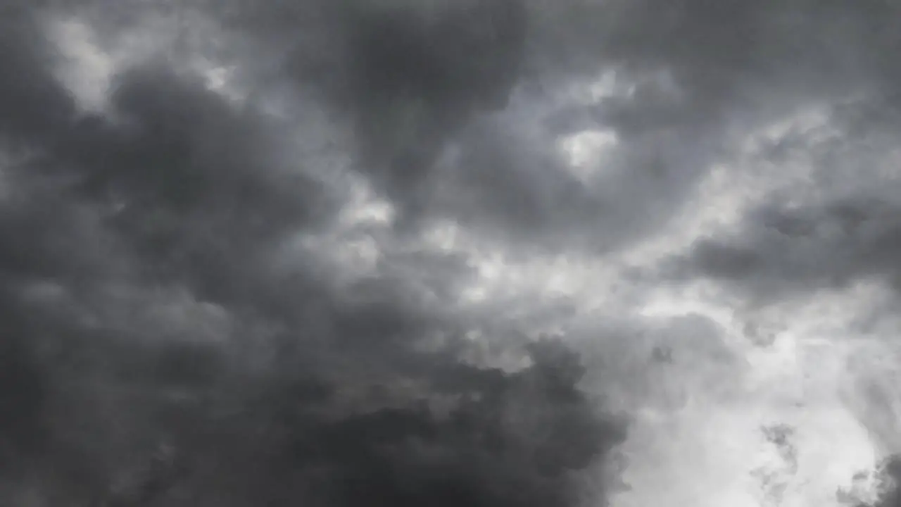 lightening and clouds over the stormy sky