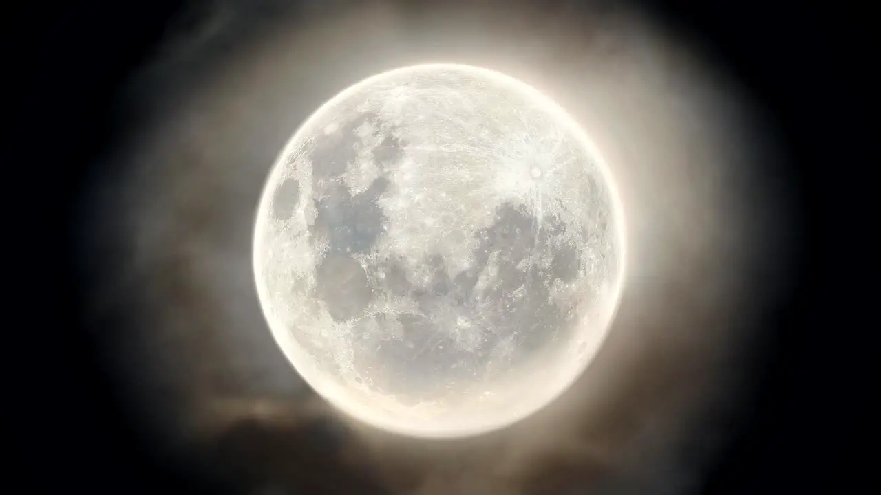 High Quality Full Moon 4K Super Zoom in