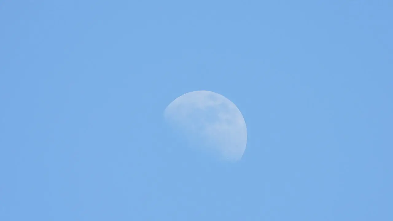 Beautiful moon blue sky of moon 