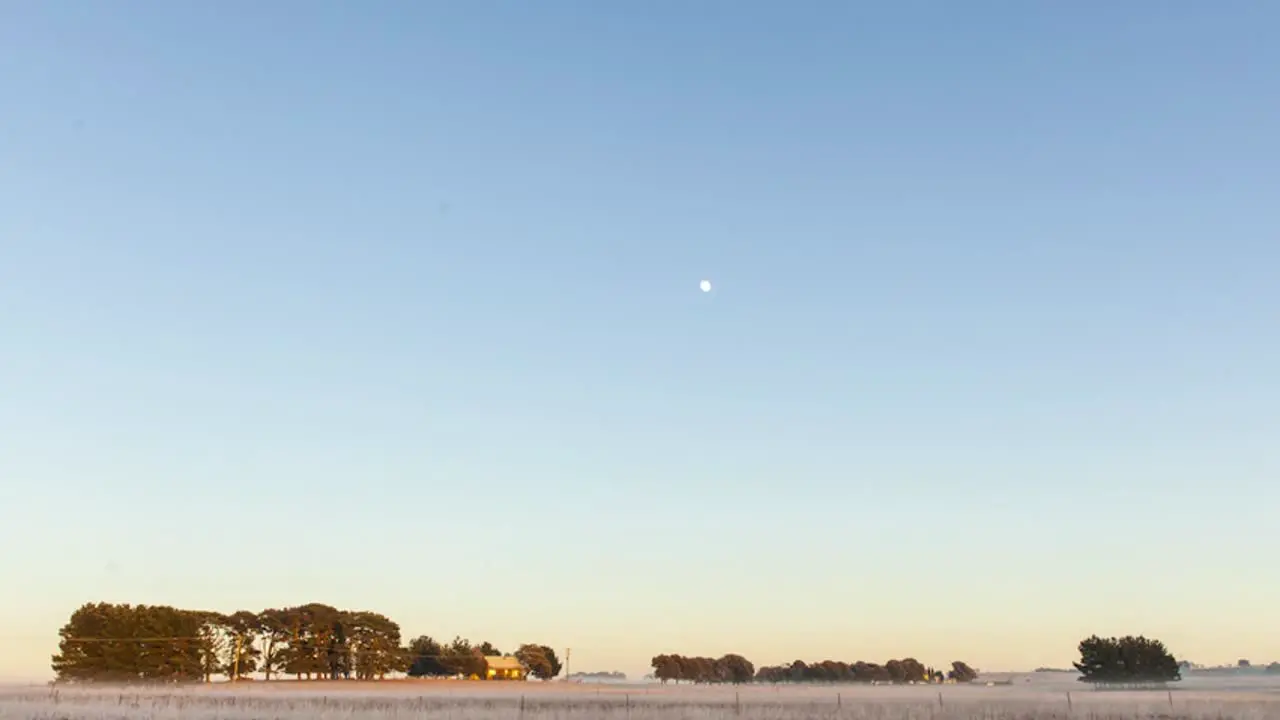 Moonset and Sunrise