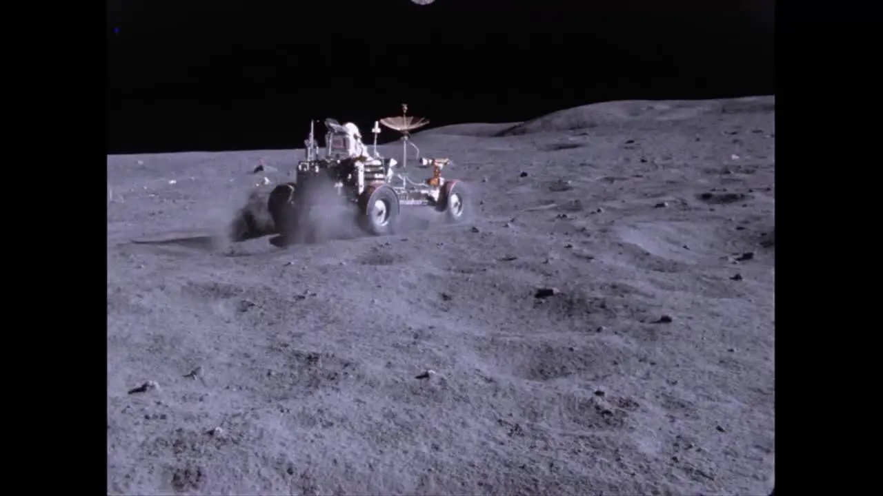 Apollo 11 Lunar Rover On The Moon