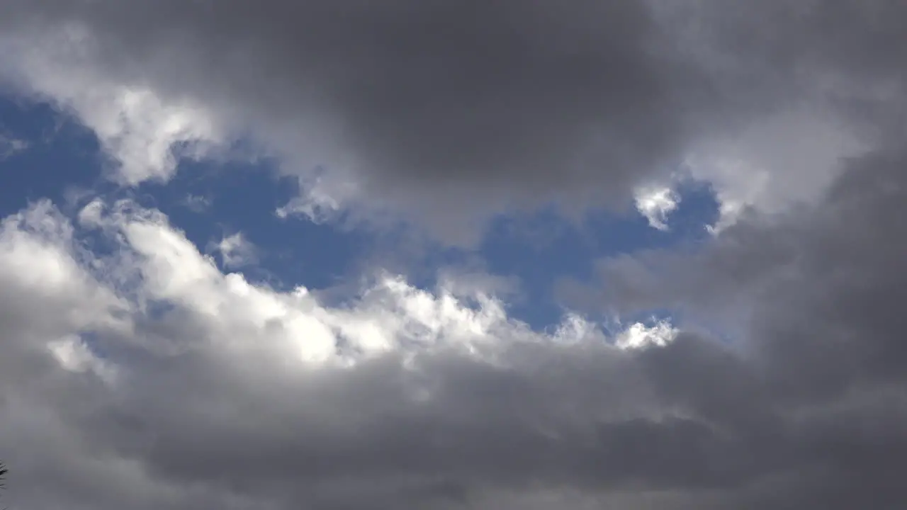 Clouds With Blue Sky Time Lapse