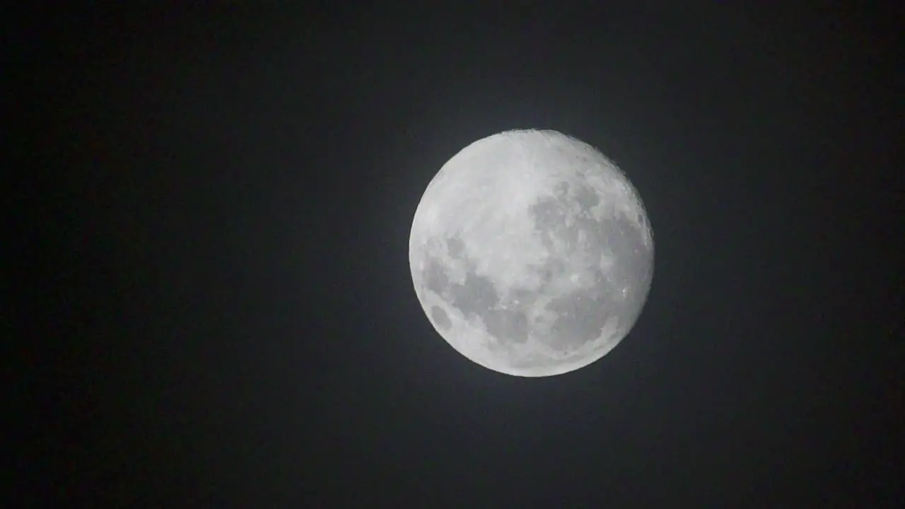 Australia Moon and Fog 600m zoom into full moon by Taylor Brant Film