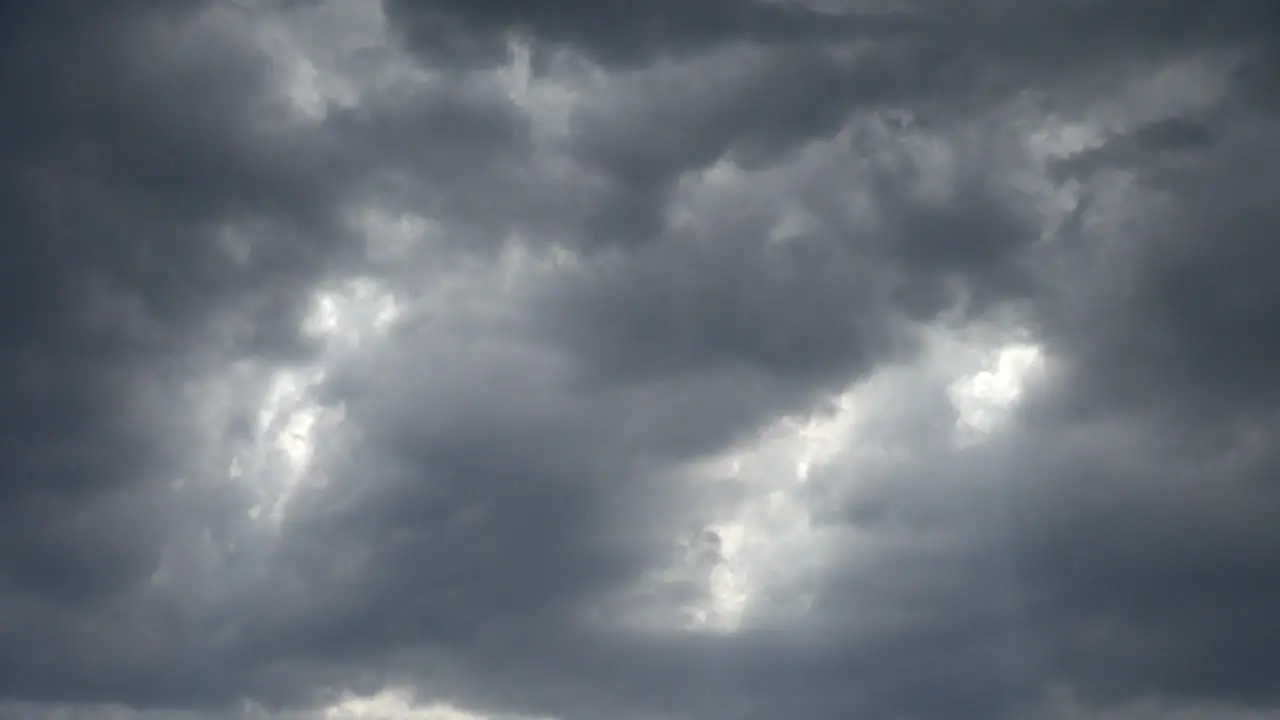 California Dark Clouds W Sun Rays Time Lapse