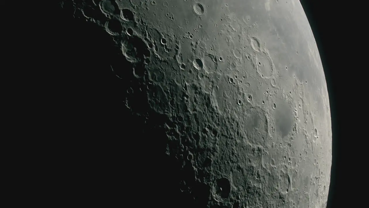 There are craters on the Moon