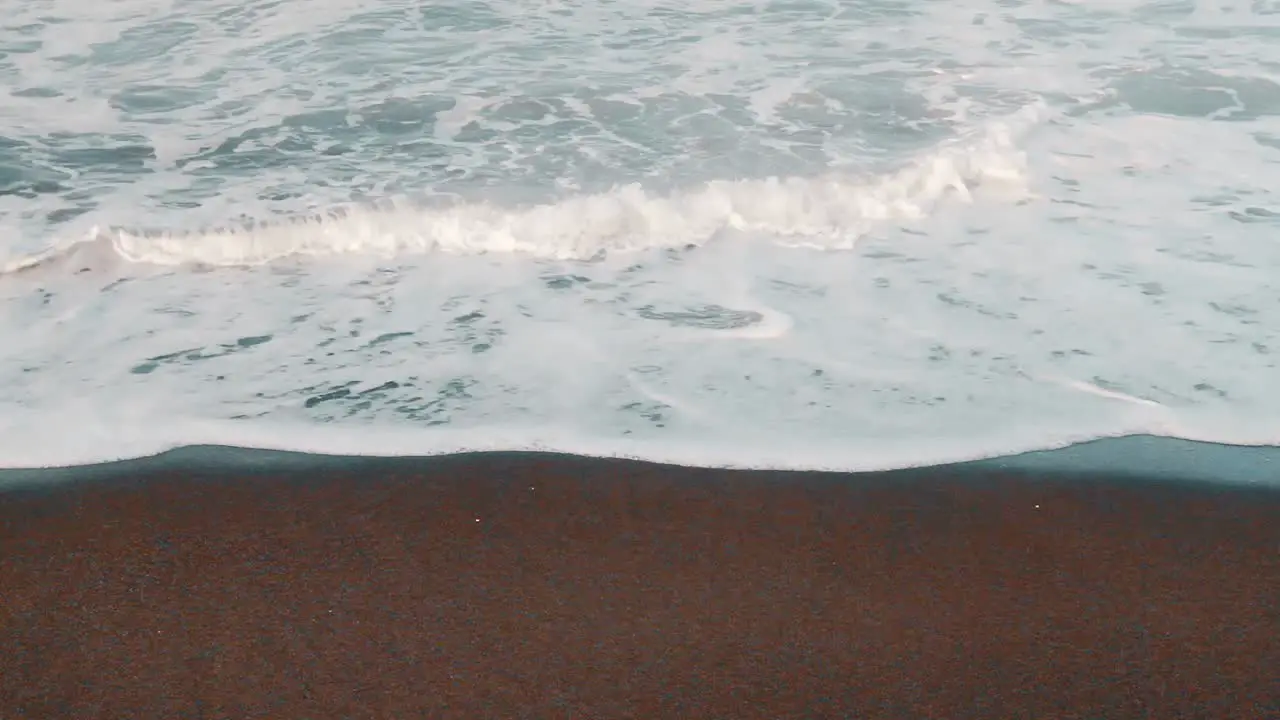 CU Time Lapse of Waves on a Beach