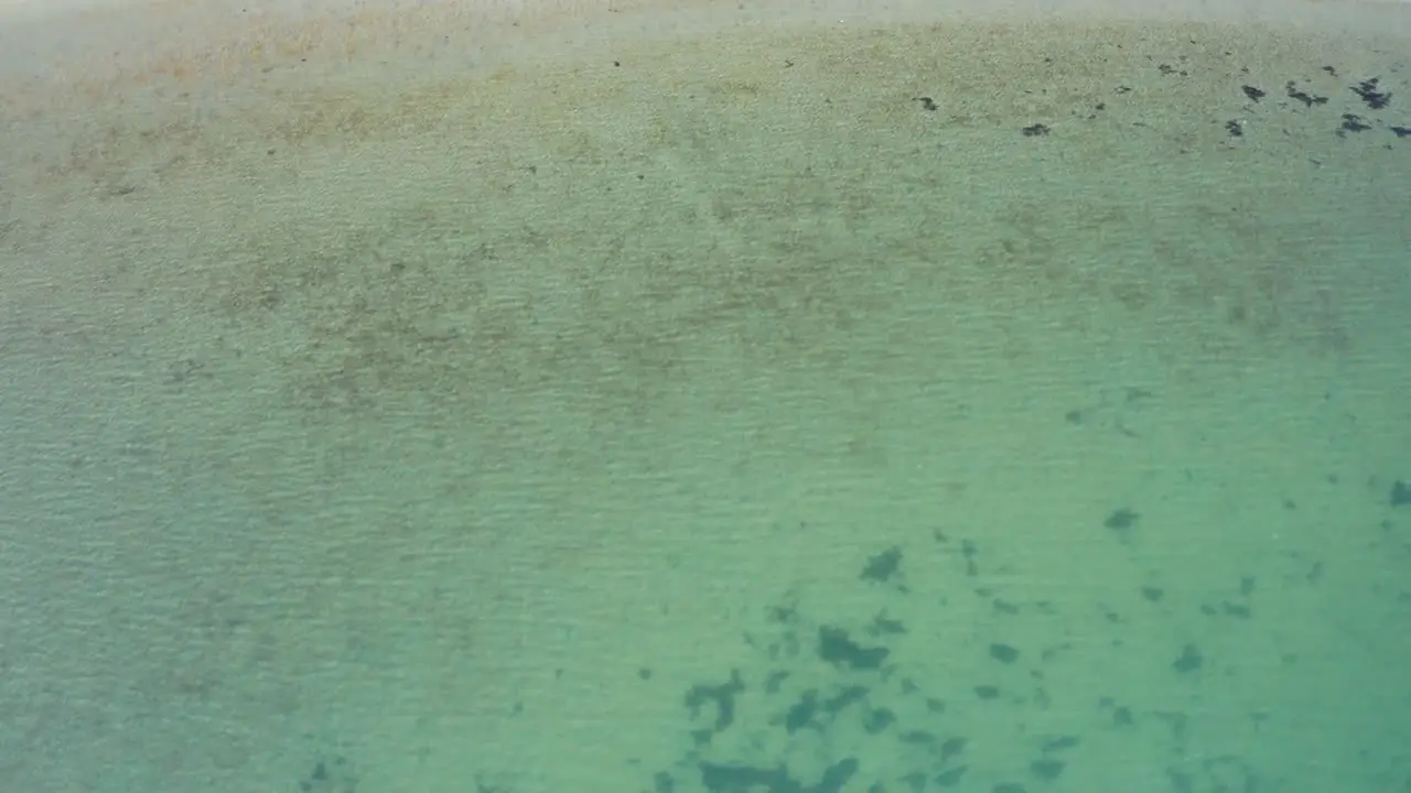 A nice pass along the clean waters and shoreline on the beach