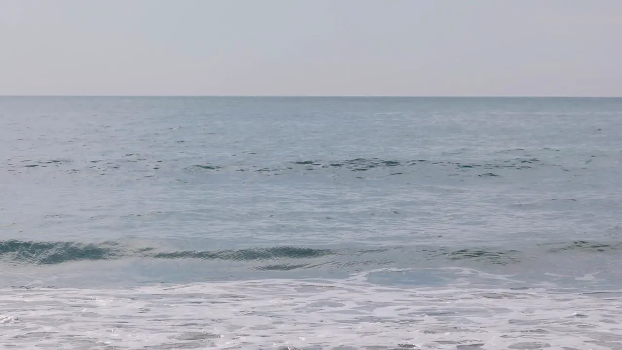 Drone Footage of Ocean waves in a small and beautiful beach in Viana do Castelo