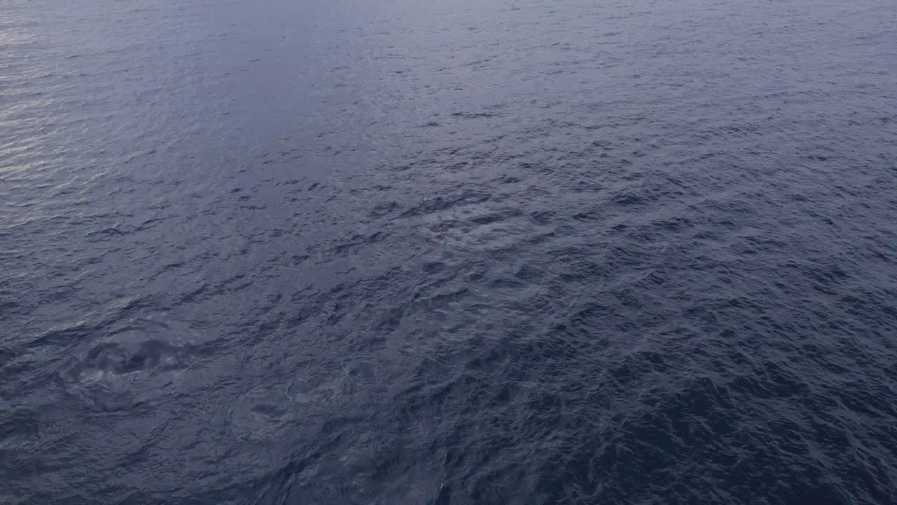 Aerial View Of Calm Blue Sea On The Coast Of New South Wales Australia