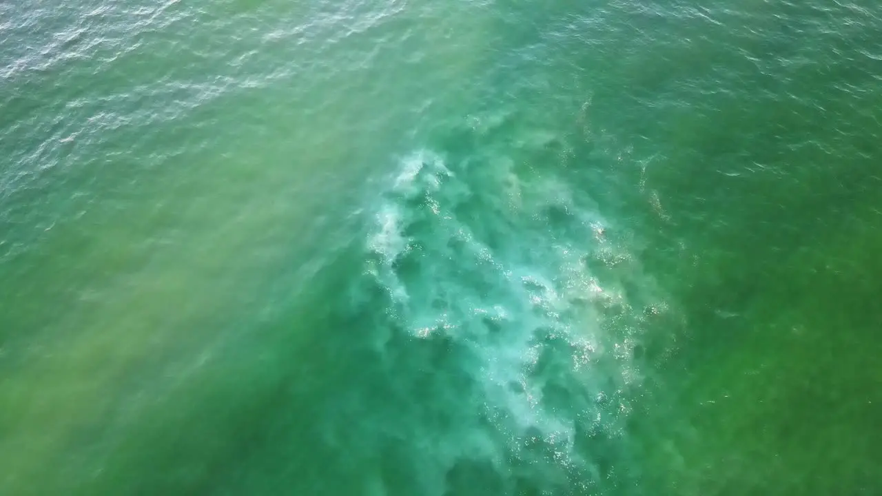 Coral Sea Waves During Summer- Gold Coast Queensland Australia