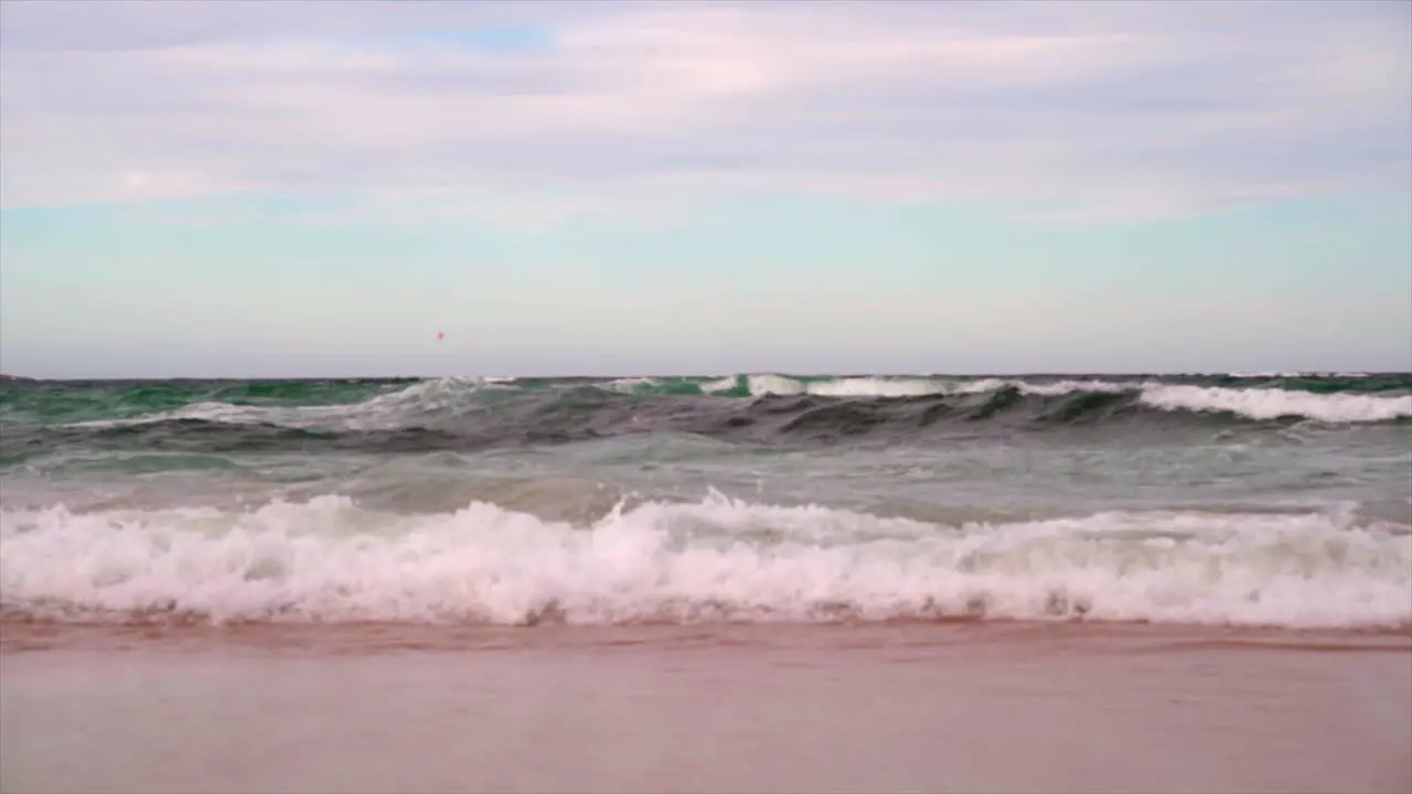 rough wave and dangerous current