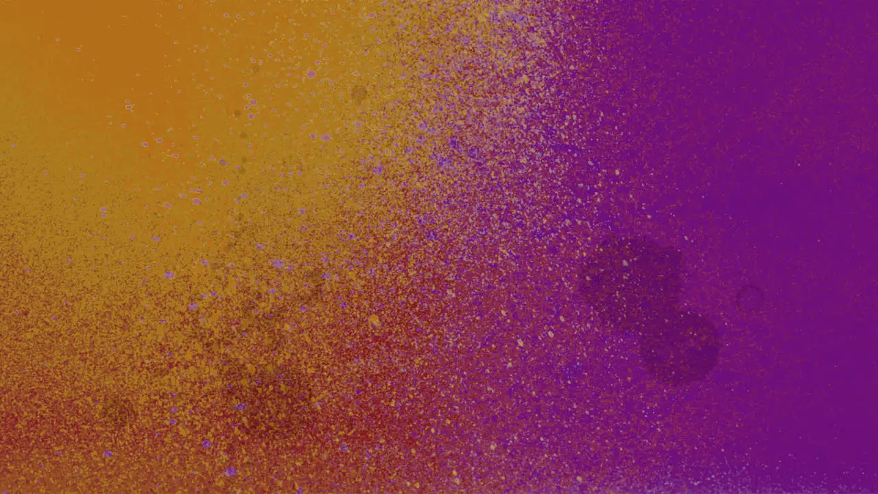 Gritty purple and yellow background with paint splatters