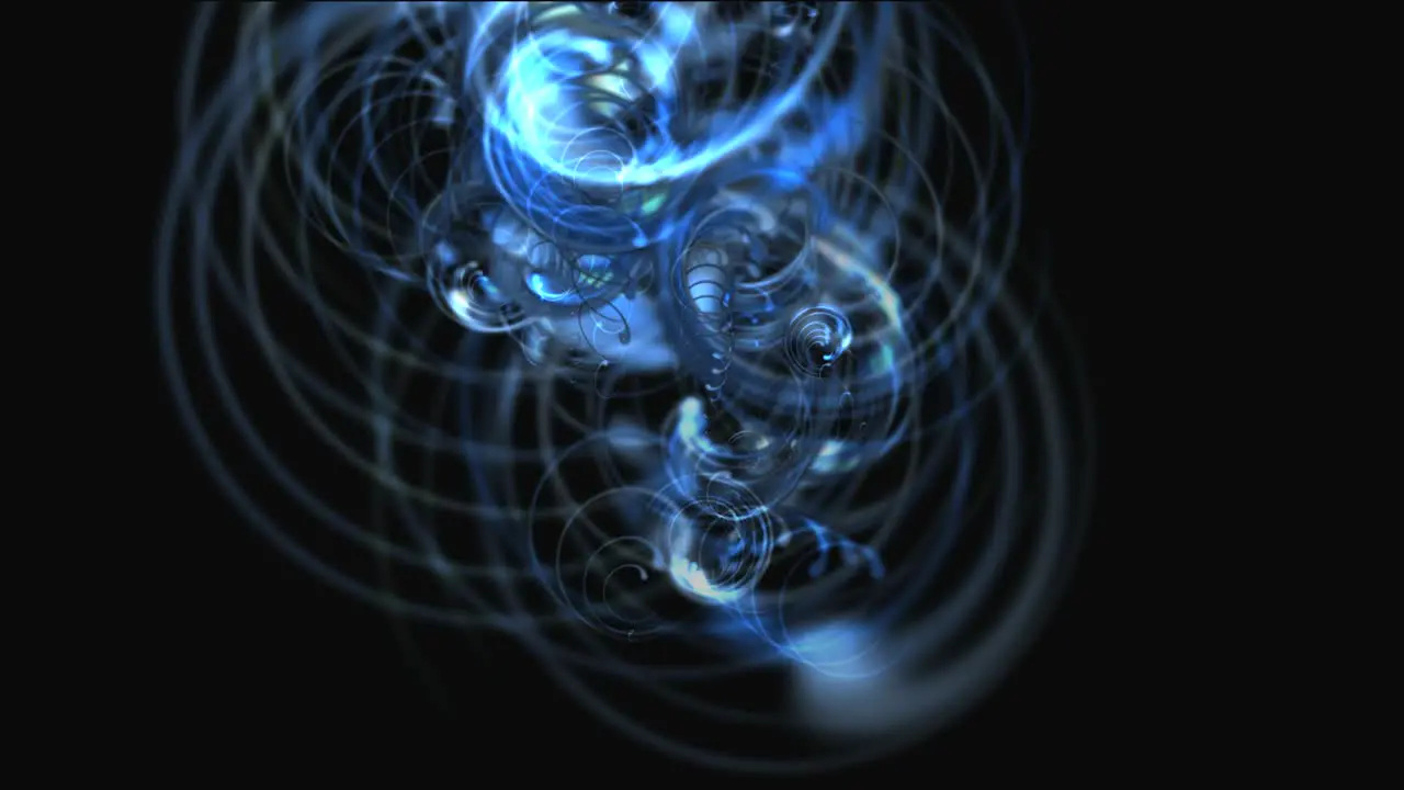 Blue Swirling Abstract Motion Background