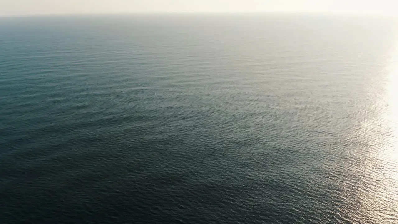 Rippled Ocean Water With Sunlight Reflection In Playa de Monterrico Guatemala