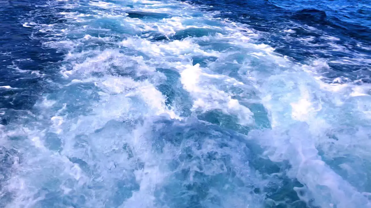 Churning waters of the Caribbean beautiful crystal clear waters rolling and bubbling