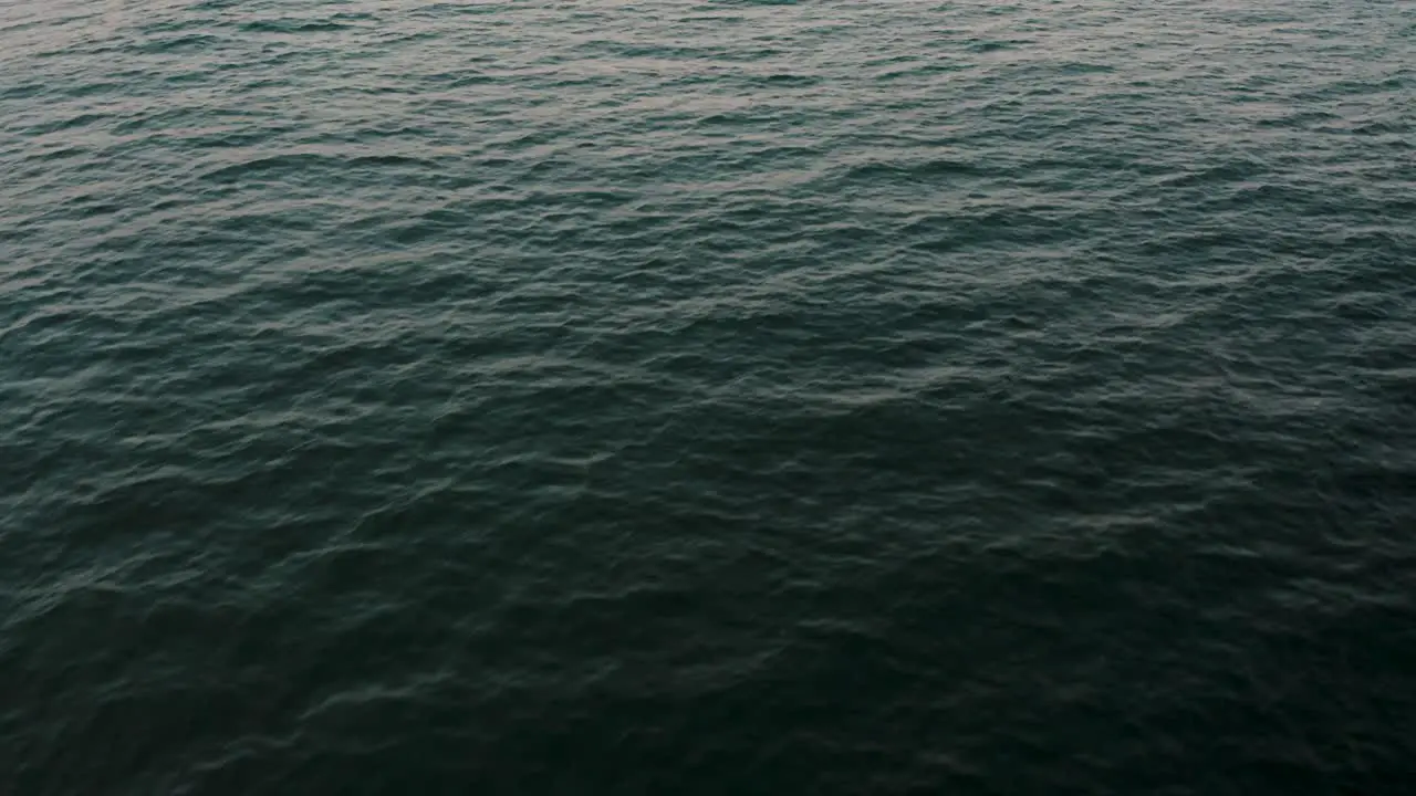 Deep Dark Sea Of Monterrico Beach With Rippled Water In Guatemala