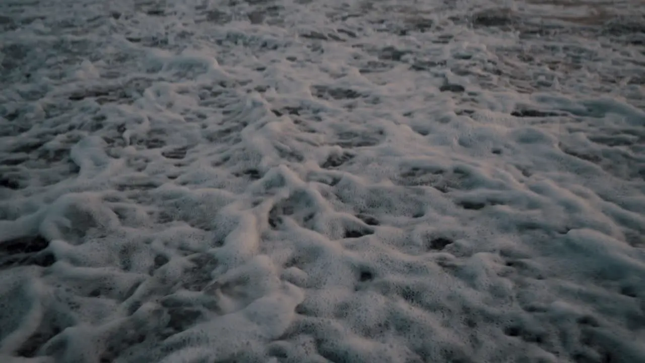 Foamy Rough Waves Rolling Onto Shoreline Of El Paredon In Escuintla Guatemala