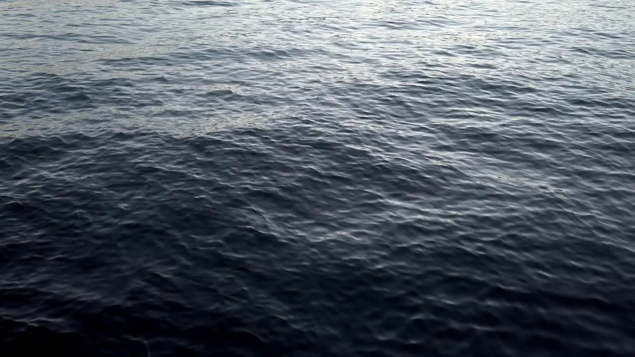 Deep dark blue waters of the sea -Close up