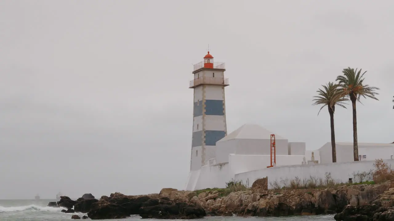 Santa Marta Lighthouse in Cascais Portugal