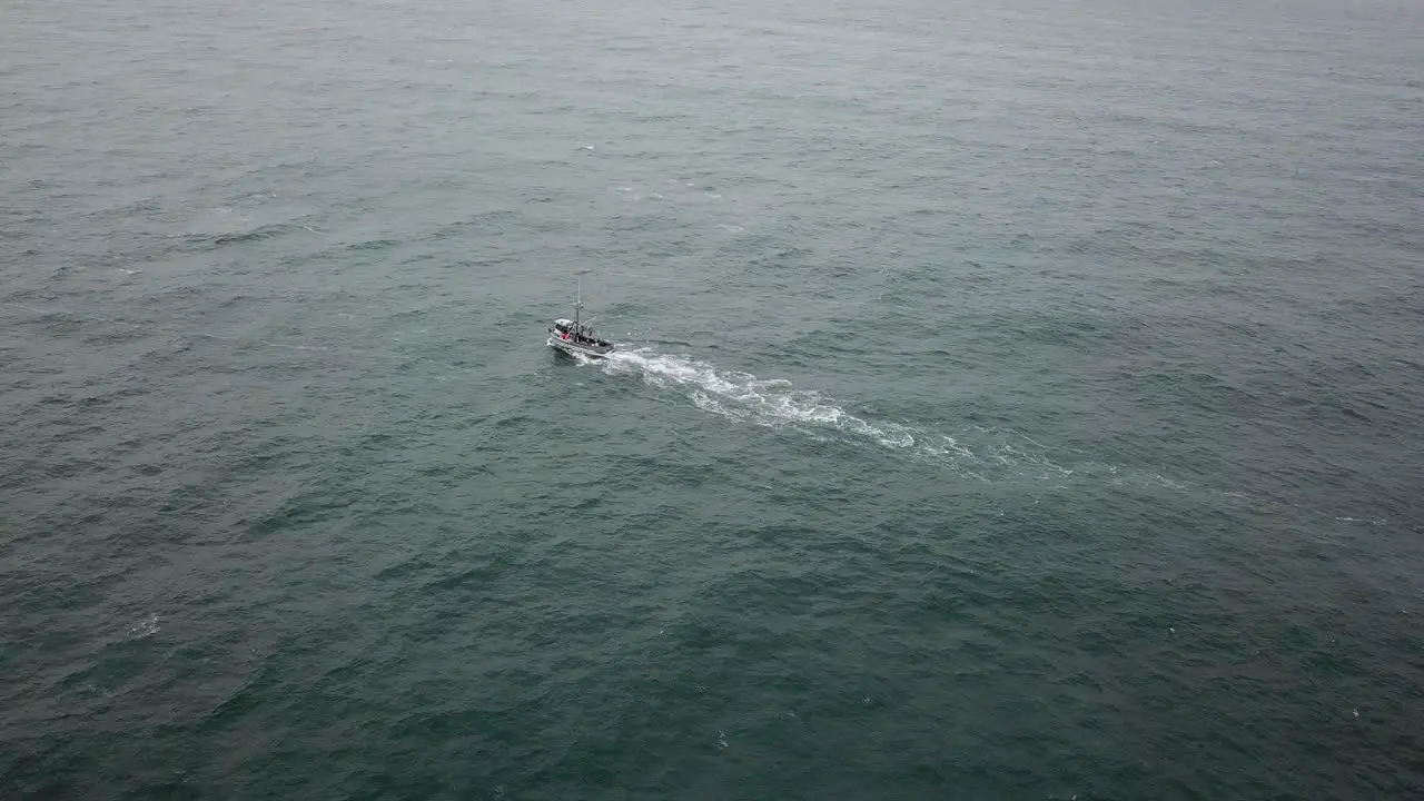 fishing boat at deep seas