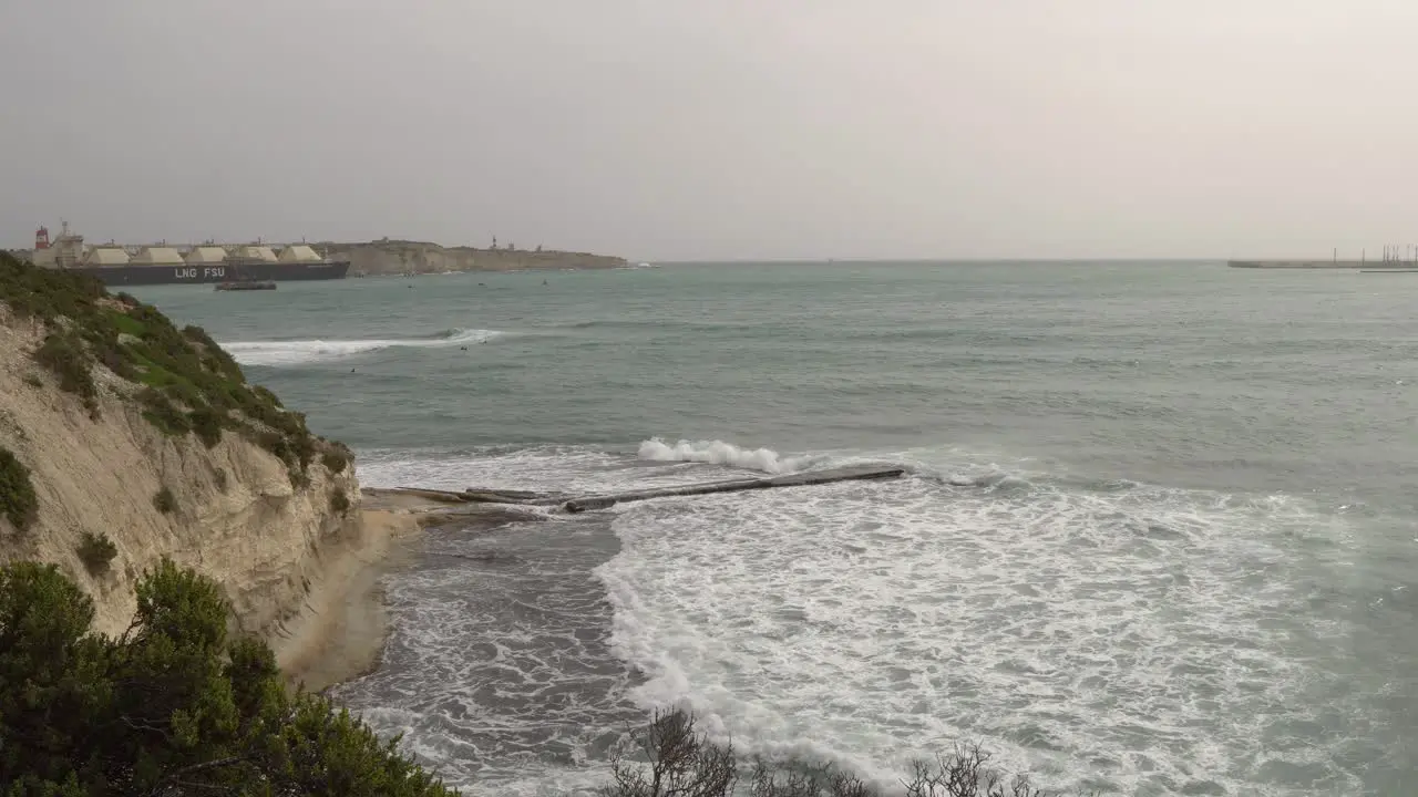 Video from Malta Birzebugga rough sea