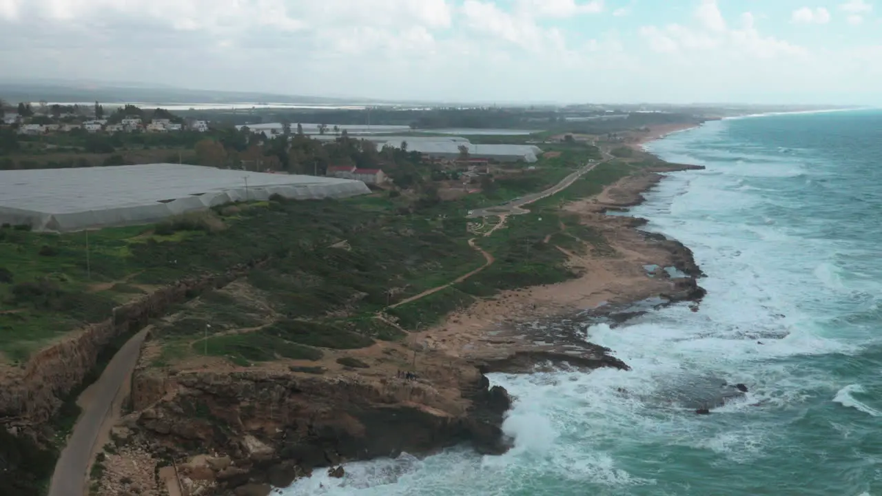 Landscape of Rosh Hanikra coastline