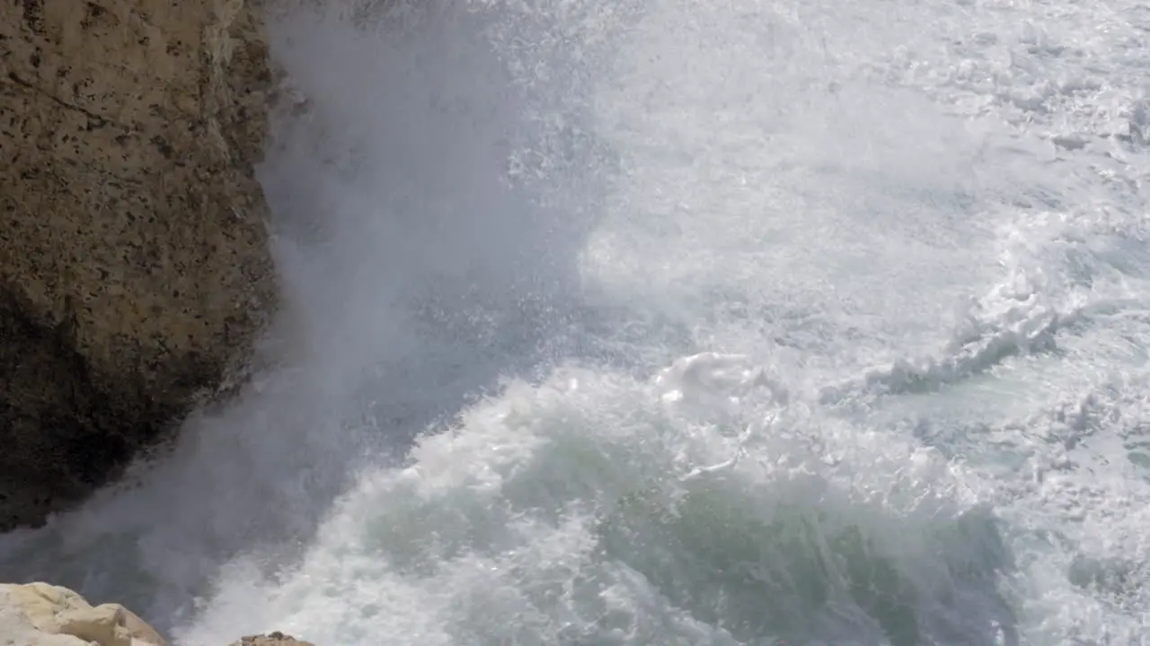 Rock and sea nature scene of Rosh Hanikra