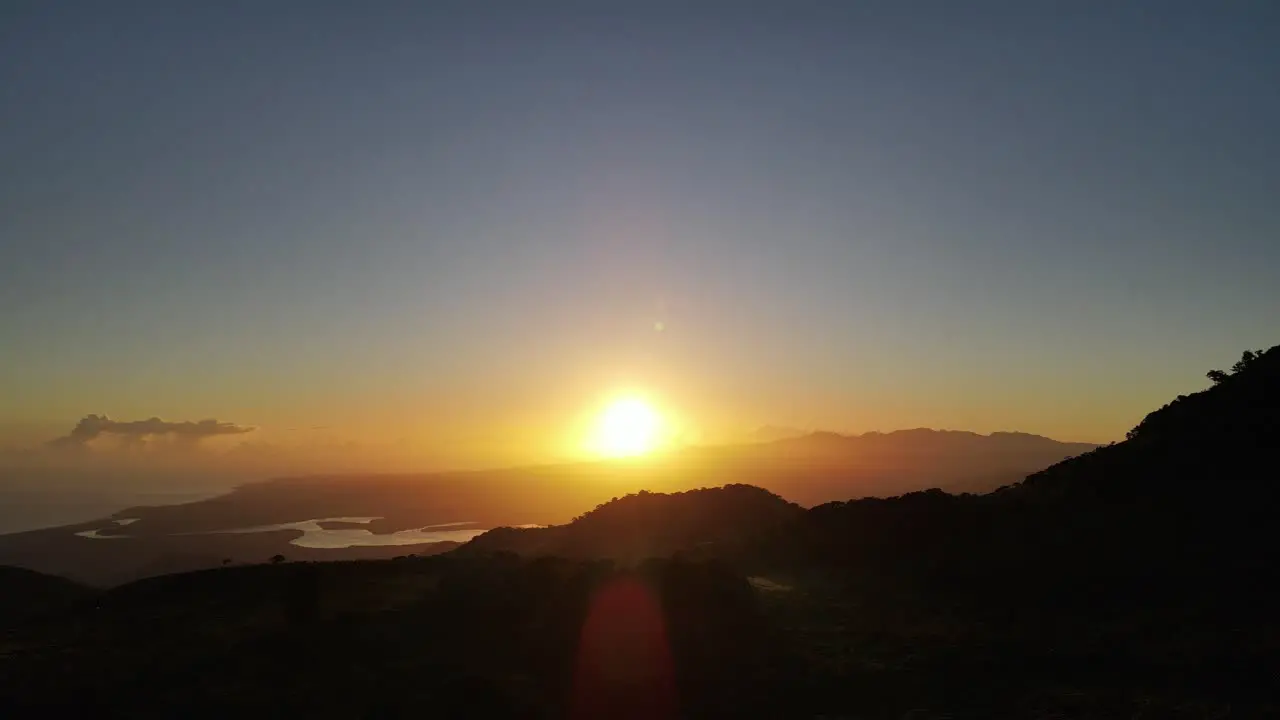 SONTECOMAPAN LAKE IN THE MORNING WHIT DRONE SHOOTING