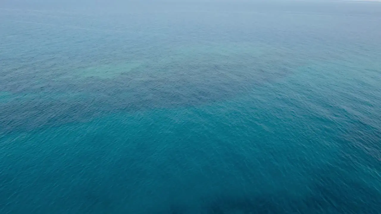 Mediterannean Sea Pan Up Drone