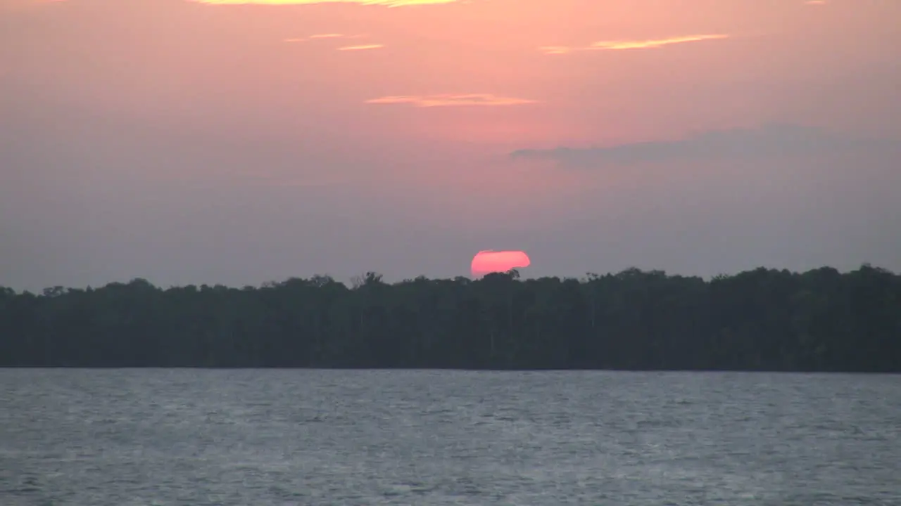 Amazon sunset timelapse