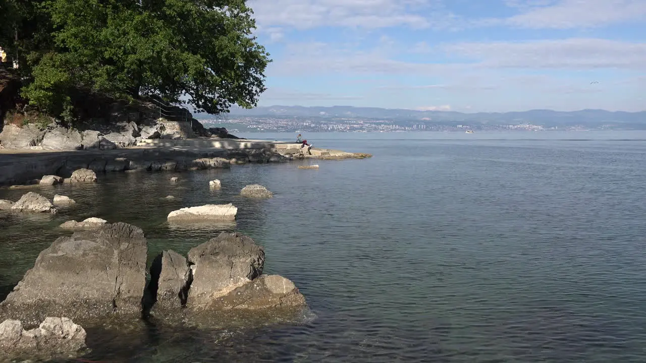 Croatia View Along The Coast At Lovran