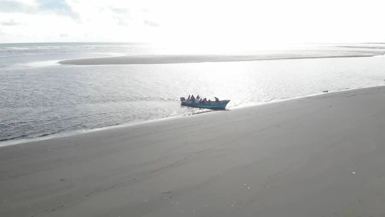 A boat in the Colombian Pacific